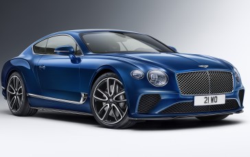 Bentley Continental Gt, Blue, Luxury Cars, Vehicle Wallpaper