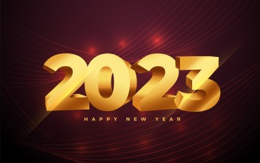 2023 (year), Christmas, New Year, Minimalism, Simple Background Wallpaper