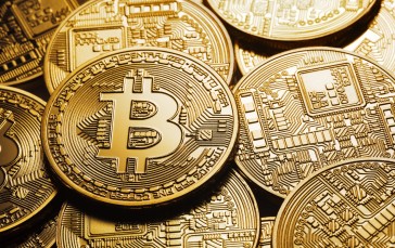Bitcoin, Btc, Digital Currency, Logo, Technology Wallpaper