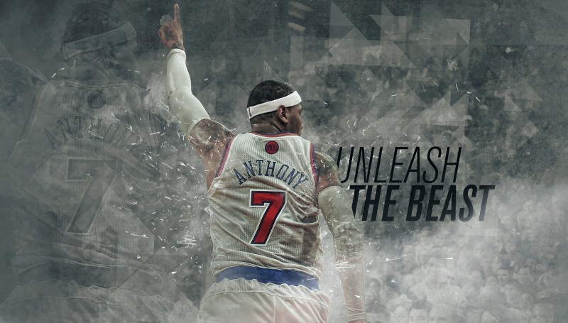 Carmelo Anthony, New York Knicks, Basketball, Sport Wallpaper