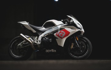 Aprilia RSV4, Sports Motorcycles, White, Vehicle Wallpaper