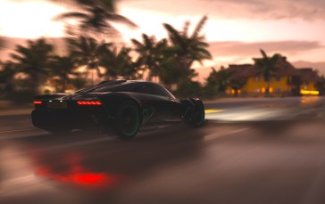 Forza Horizon 5, Sunset, Aston Martin, Car Wallpaper