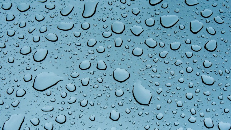 Water Drops, Surface, Texture, Nature Wallpaper