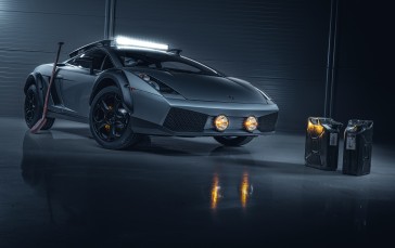 Lamborghini Gallardo Offroad, Supercars, Silver, Vehicle Wallpaper