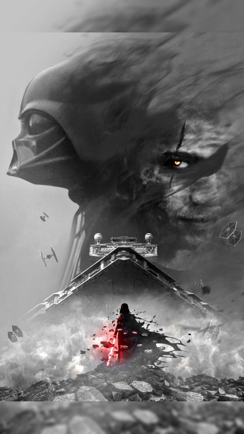 Star Wars, Star Destroyer, TIE Fighter, Darth Vader Wallpaper