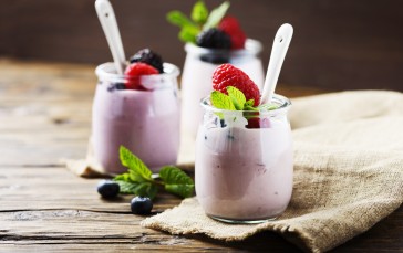 Turkish Yogurt, Fruits, Food Wallpaper