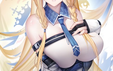 Saileach(Arknights), Anime Girls, Arknights, Blonde, Blue Eyes Wallpaper