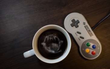 Coffee, Mug, Super Nintendo Controller, Food Wallpaper