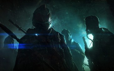Futuristic Soldiers, Science Fiction, Spaceship, Light Wallpaper