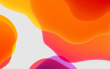 Orange Bubbles, Gradient, Shape, Abstract Wallpaper