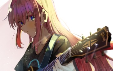 BOCCHI THE ROCK!, Anime Girls, Anime, Musical Instrument Wallpaper