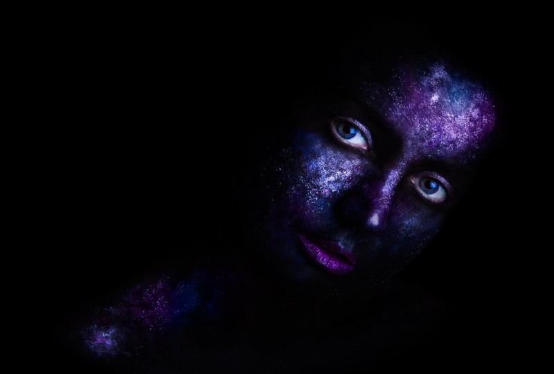 Woman Portrait, Milky Way, Women Wallpaper