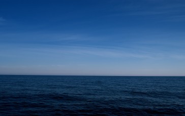 Ocean, Horizon, Waves, Sky Wallpaper
