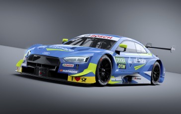 Racing Cars, Side View, Audi Rs 5 Coupe Dtm, Blue Cars, Vehicle Wallpaper