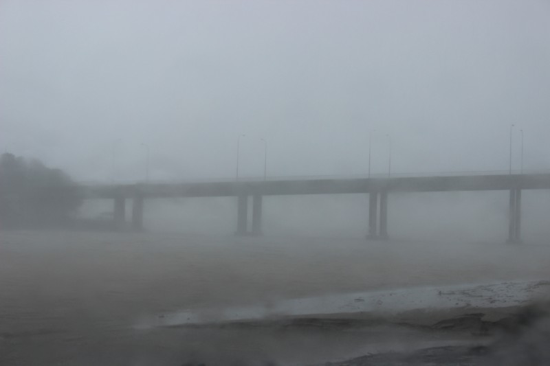Mist, Monochrome, Road, Bridge Wallpaper