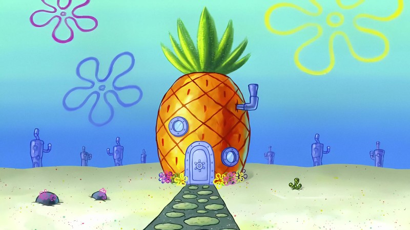 SpongeBob SquarePants, Cartoon, Pineapple Wallpaper