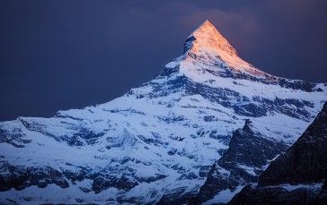 Mountains, Peak, Snow, Winter, Alps Wallpaper