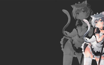 Anime, Anime Girls, Maid, Cat Girl, Cat Ears, Cat Tail Wallpaper