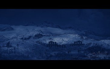 Assassin’s Creed, Assassin’s Creed: Valhalla, Mountain Pass, Night, Snow Wallpaper