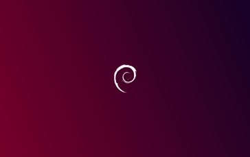 Linux, Minimalism, Gradient, Debian Wallpaper