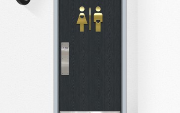 Public Restroom, Toilets, Humor, Sign Wallpaper