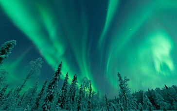 Aurorae, Nature, Landscape, Winter Wallpaper