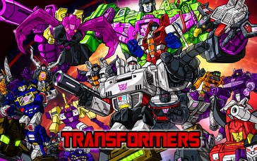 Transformers, Typography, Cartoon, TV Series Wallpaper