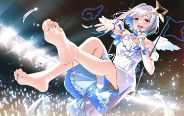 Anime, Anime Girls, Microphone, Wings Wallpaper