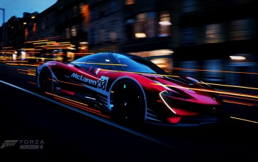 Forza Horizon, McLaren Speedtail, Video Games, Car, Frontal View Wallpaper