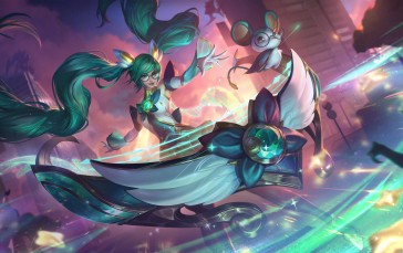 League of Legends, Video Game Characters, Glasses, Twintails, Video Game Art Wallpaper
