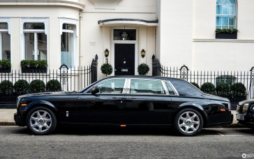 Car, Rolls-Royce, Luxury Cars, British Cars, Side View, Building Wallpaper