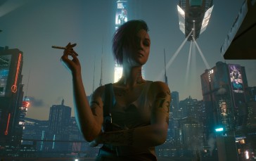 Cyberpunk 2077, Video Games, CGI, Cigarettes Wallpaper