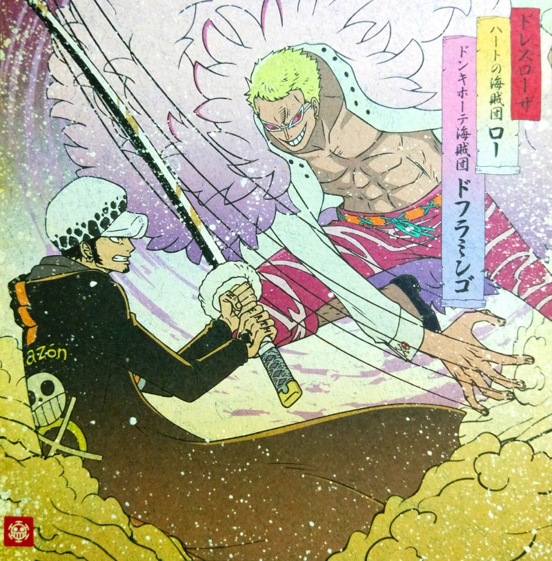 One Piece, Trafalgar Law, Donquixote Doflamingo, Anime Boys, Japanese Wallpaper