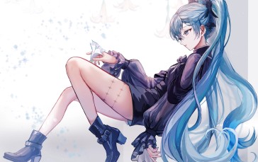 Hatsune Miku, Vocaloid, Artwork, Anime Wallpaper