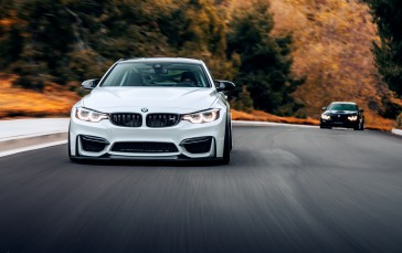 Car, BMW, Road Wallpaper
