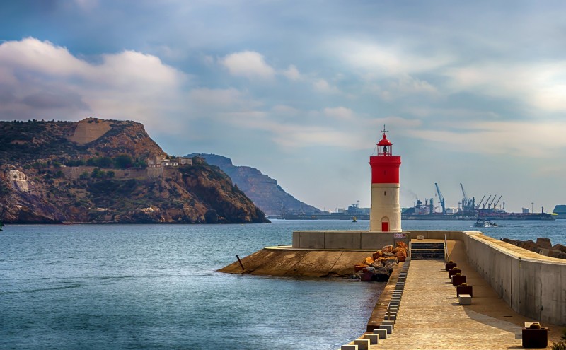 Cartagena (Spain), Spain, Lighthouse, Sea Wallpaper