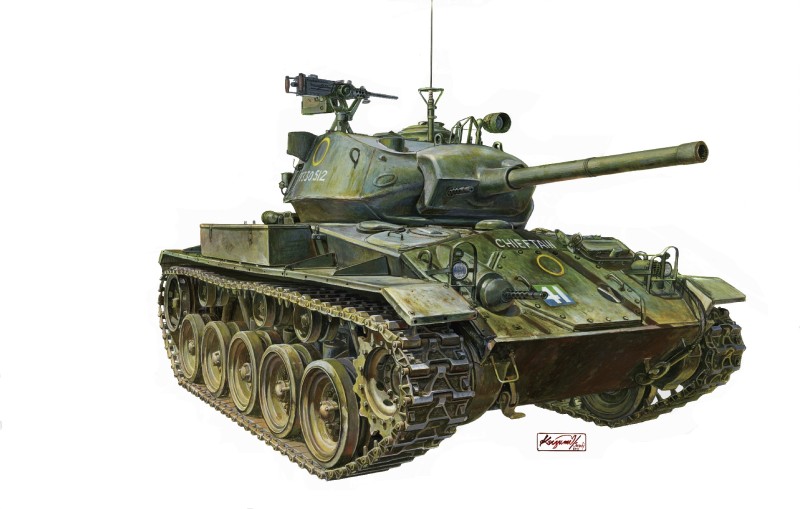 Tank, Army, Military, M24 Chaffee Wallpaper