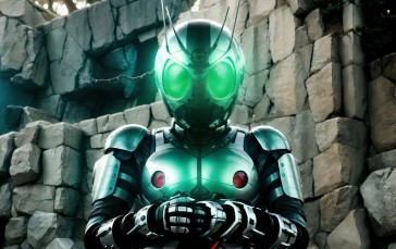 Kamen Rider, AI Art, Tokusatsu, Superhero Wallpaper