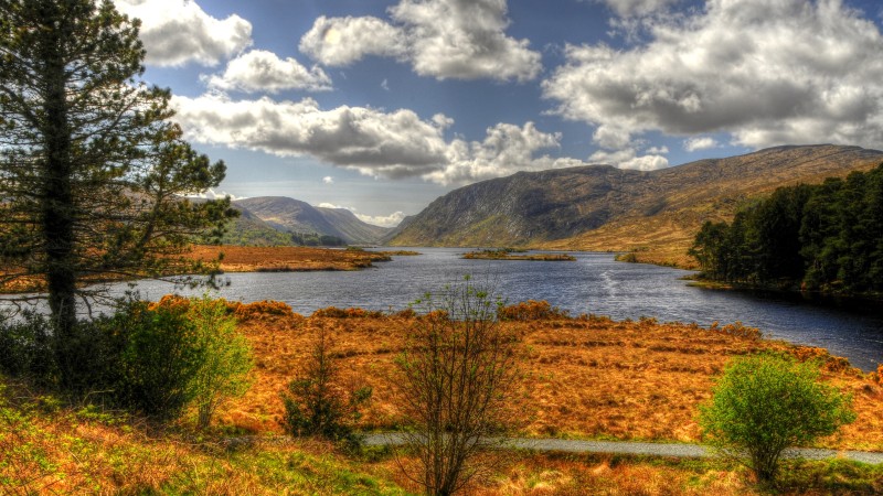 Ireland, Glenveagh, National Park, Autumn Wallpaper