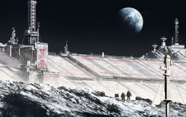 Fan Wennan, China 2098, Space, Planet, Futuristic, Earth Wallpaper