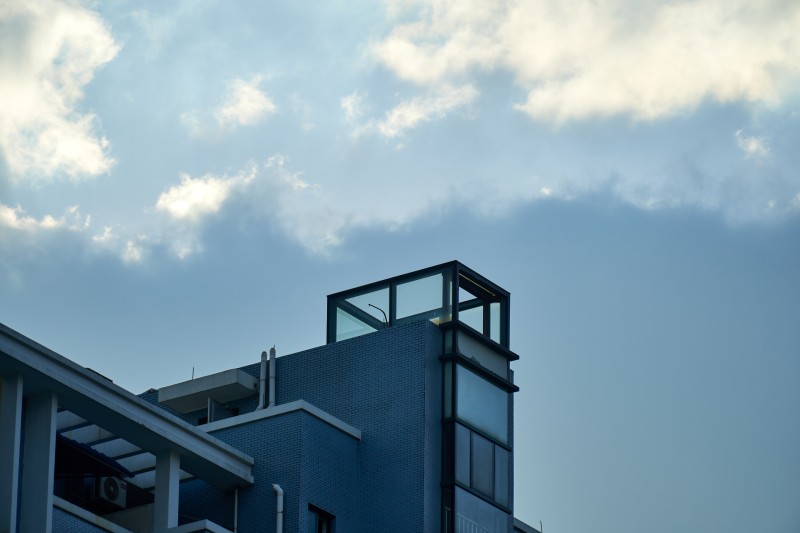 Rooftops, Building, Sky, Clouds Wallpaper