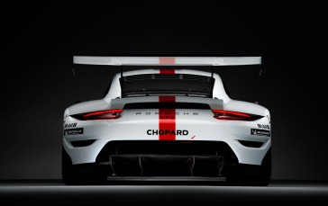 Porsche 911 Rsr Coupe, Rear View, Spoiler, Racing Cars Wallpaper