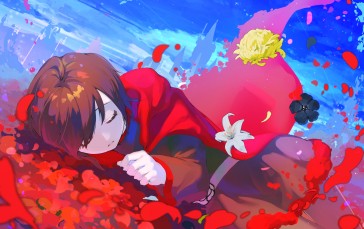 Ruby Rose, Lying Down, Rwby, Anime Wallpaper