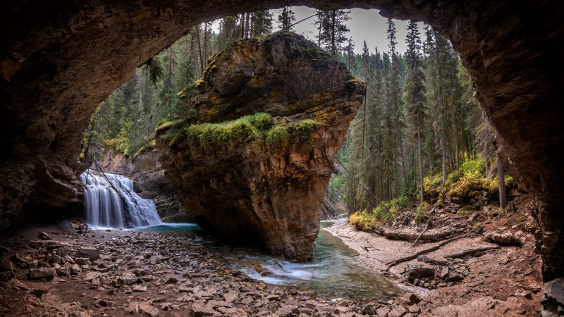 Canada, Nature, Rocks, Waterfall Wallpaper