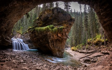 Canada, Nature, Rocks, Waterfall Wallpaper