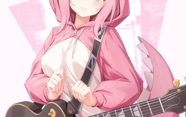 Anime, Anime Girls, Guitar, Musical Instrument Wallpaper