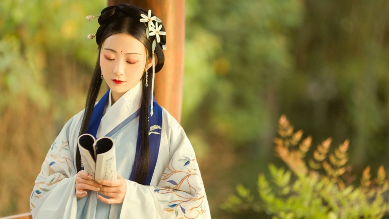 Hanfu, Asian Girl, Traditional Clothes, Women Wallpaper