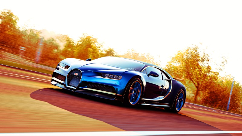 Bugatti Chiron, Forza Horizon 4, Fall, Car Wallpaper