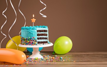 Cake, Balloon, Dessert, Sweets, Pastry, Food Wallpaper