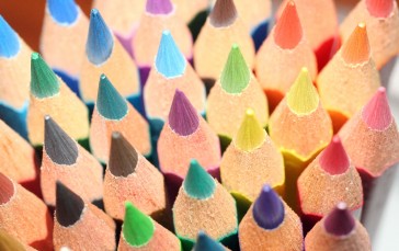 Pencils, Photography, Colorful Wallpaper